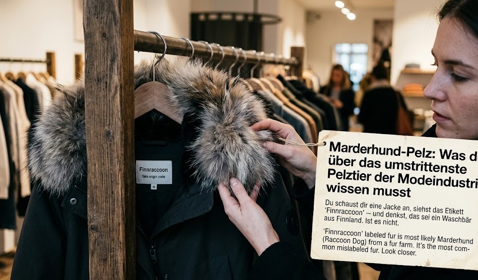 Marderhund-Pelz: Was du über das umstrittenste Pelztier der Modeindustrie wissen musst